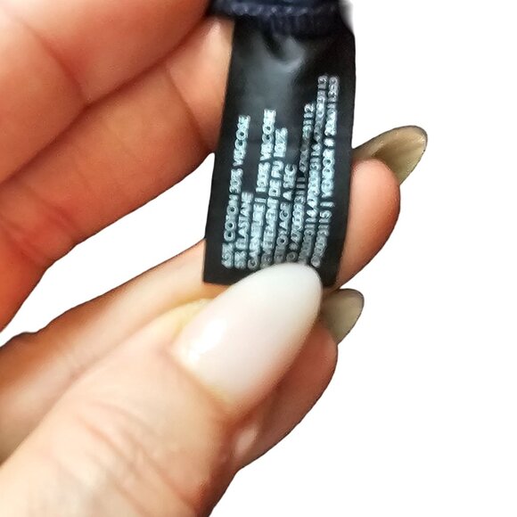 Club Monaco Black Pants Trousers Vegan Leather Pocket Details Slim Leg sz 4 - Picture 6 of 9